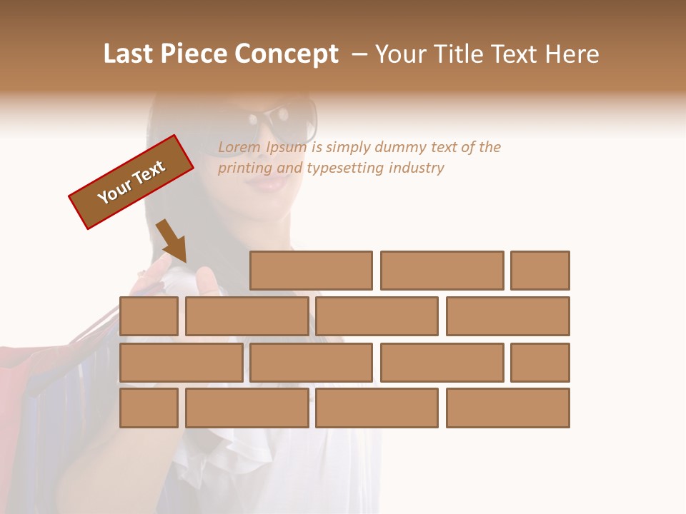 Girl Gift Sale PowerPoint Template