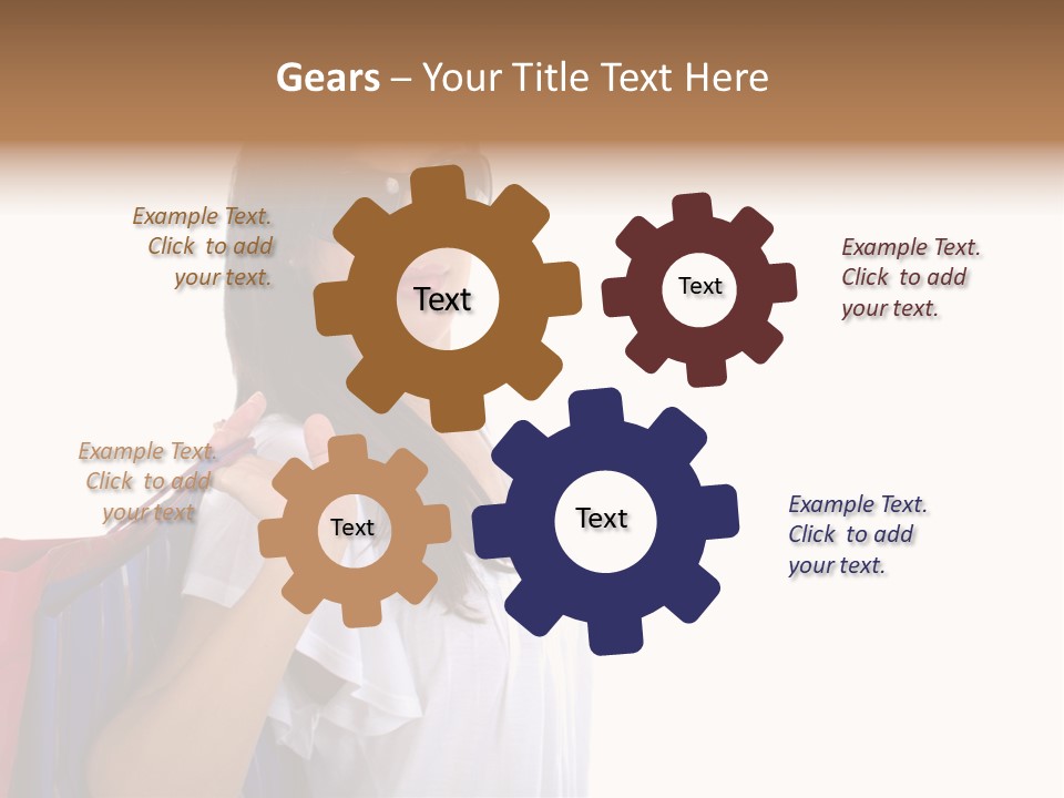 Girl Gift Sale PowerPoint Template