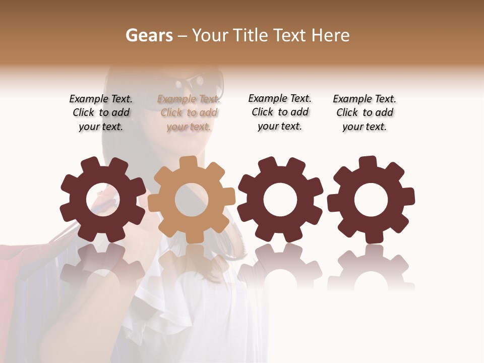 Girl Gift Sale PowerPoint Template