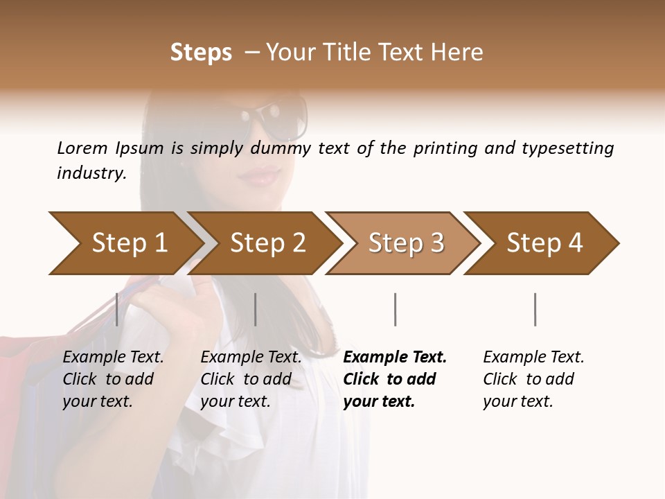 Girl Gift Sale PowerPoint Template