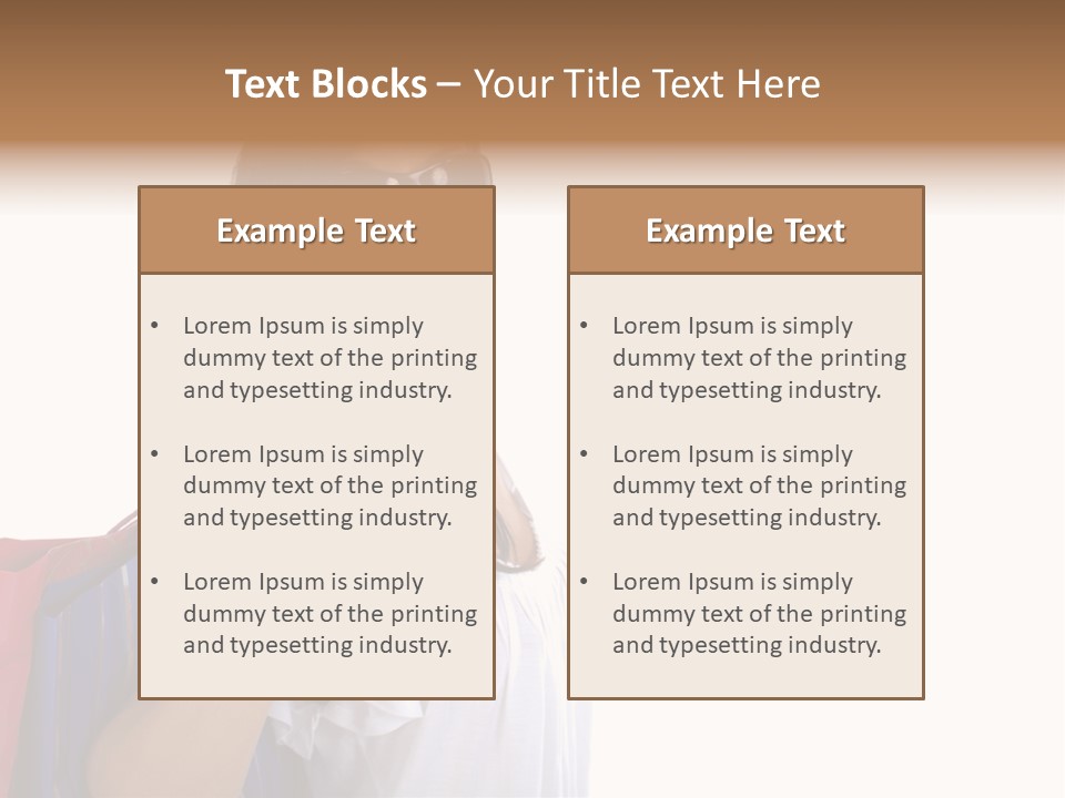 Girl Gift Sale PowerPoint Template