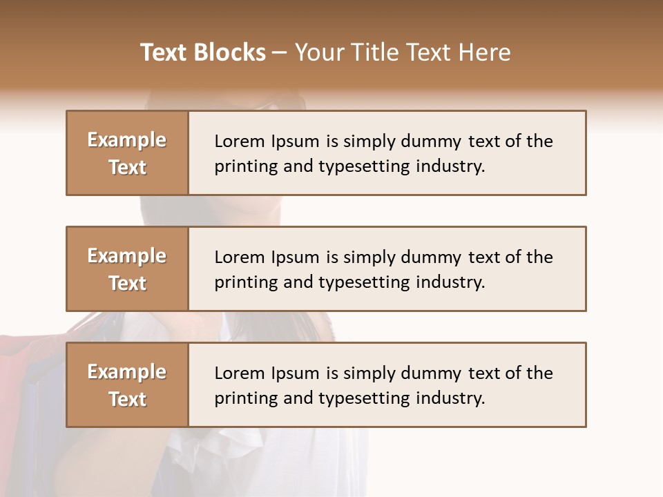 Girl Gift Sale PowerPoint Template