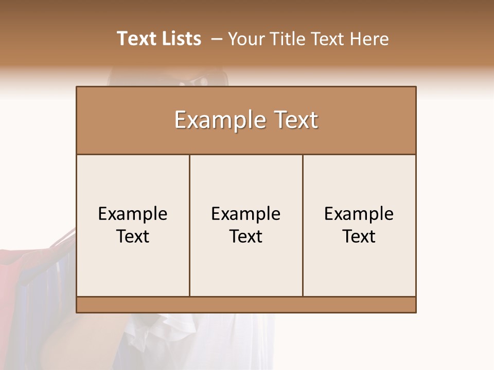 Girl Gift Sale PowerPoint Template