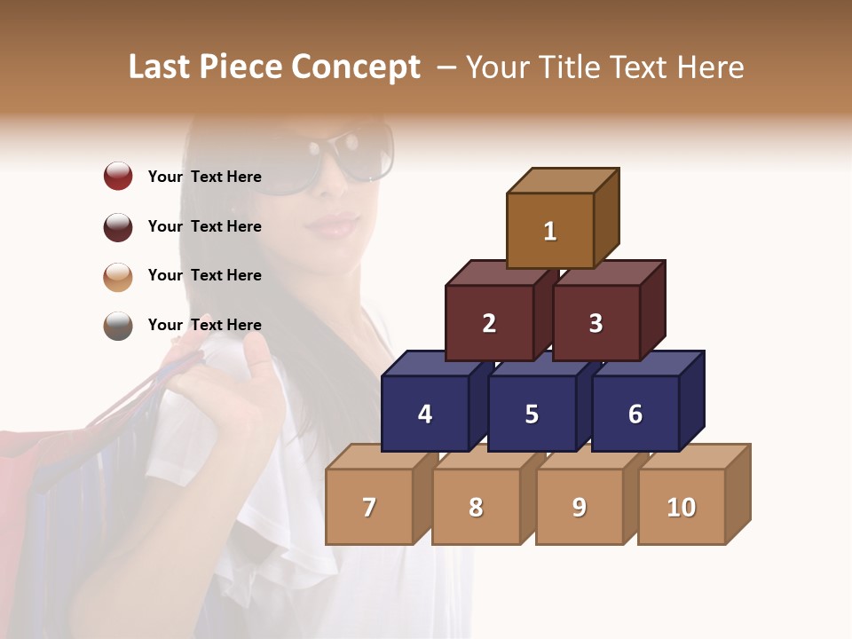 Girl Gift Sale PowerPoint Template