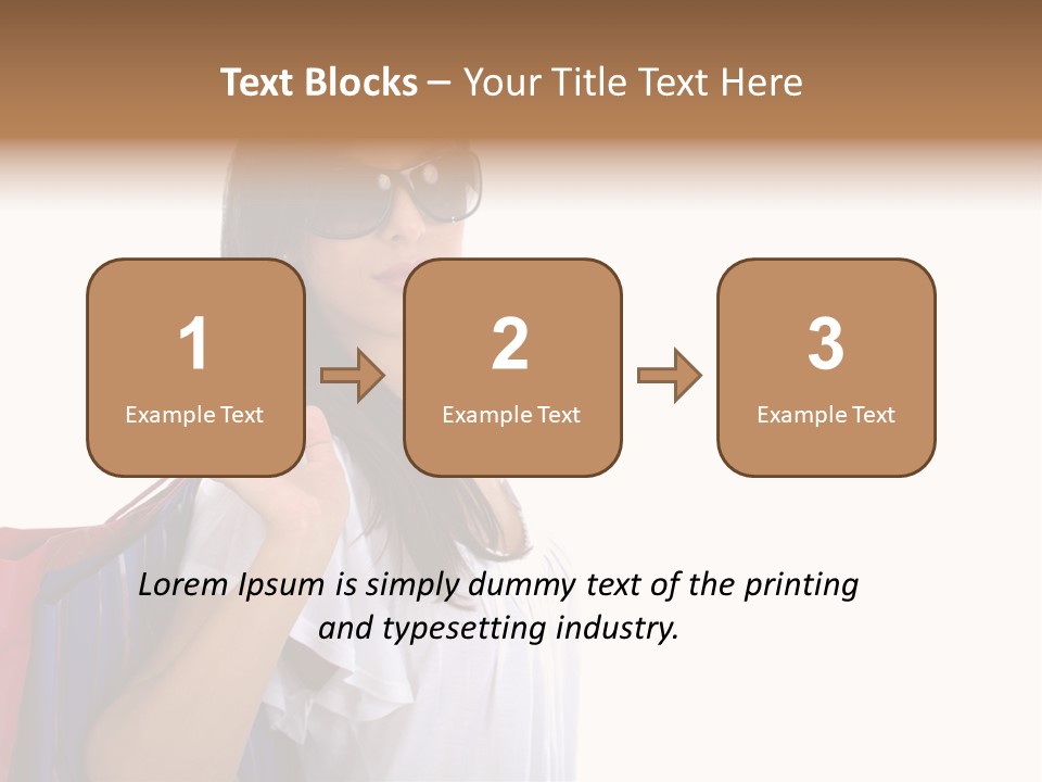 Girl Gift Sale PowerPoint Template