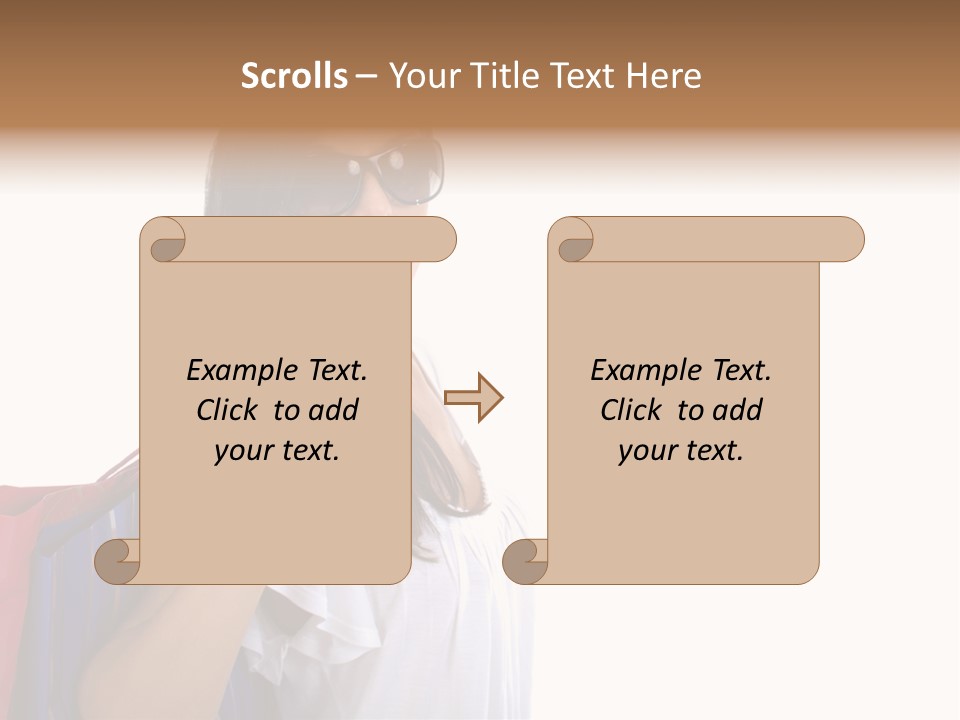 Girl Gift Sale PowerPoint Template