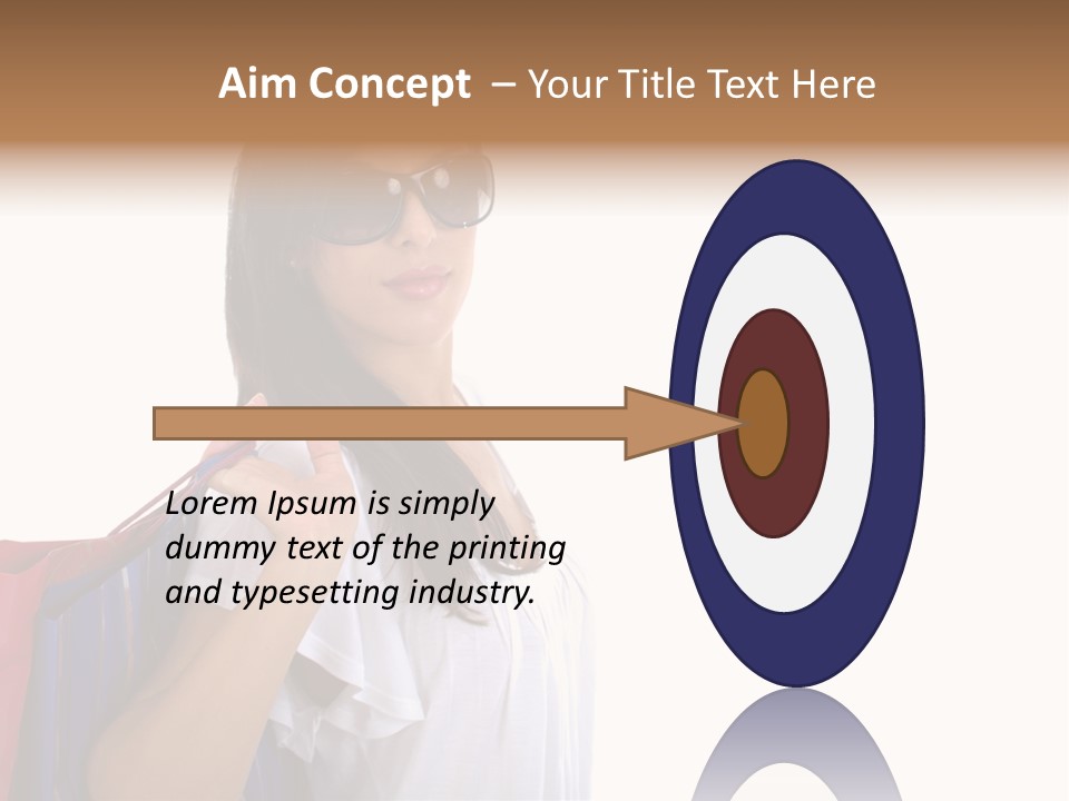 Girl Gift Sale PowerPoint Template