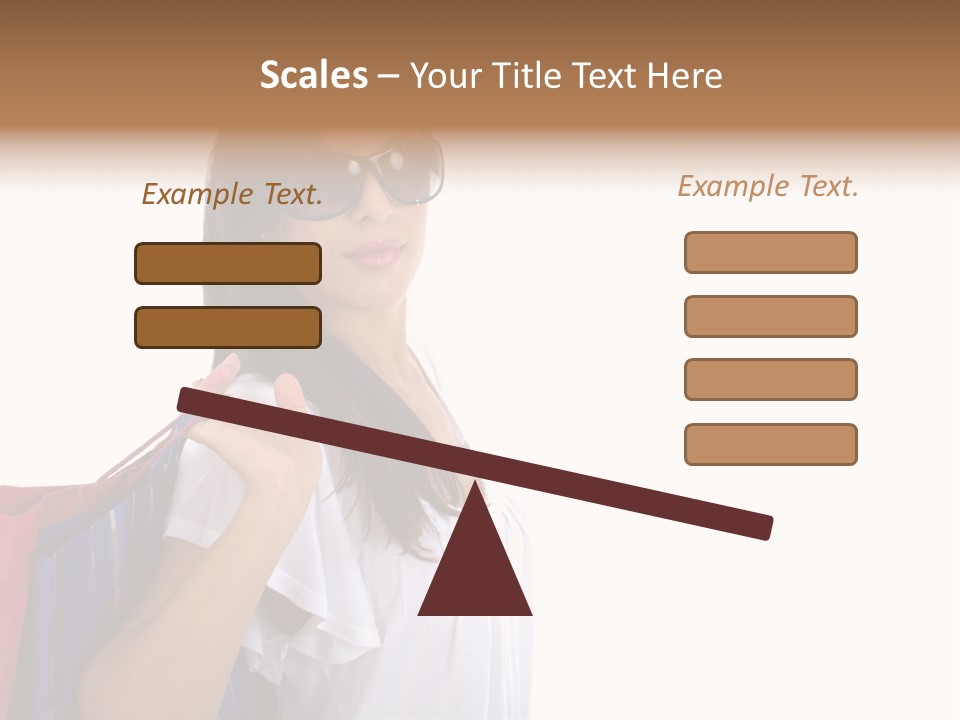 Girl Gift Sale PowerPoint Template