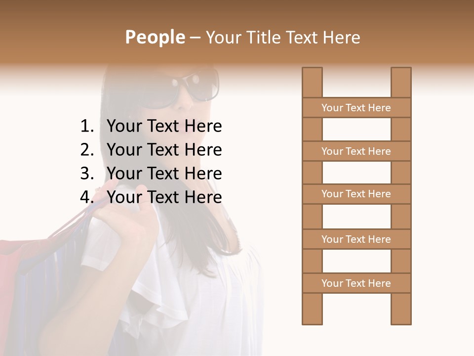 Girl Gift Sale PowerPoint Template