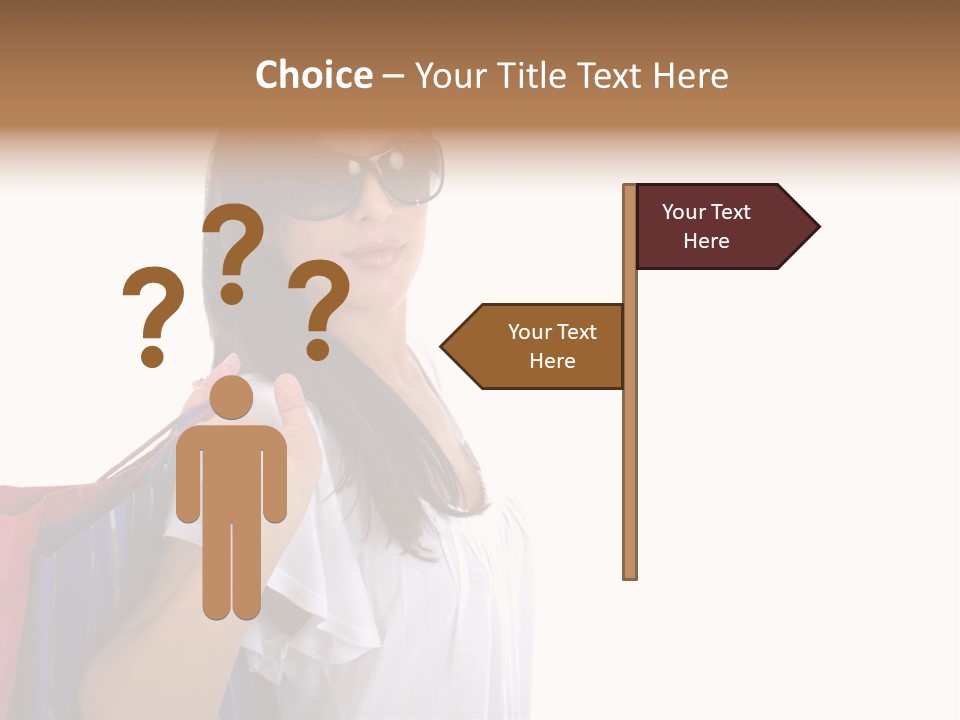 Girl Gift Sale PowerPoint Template