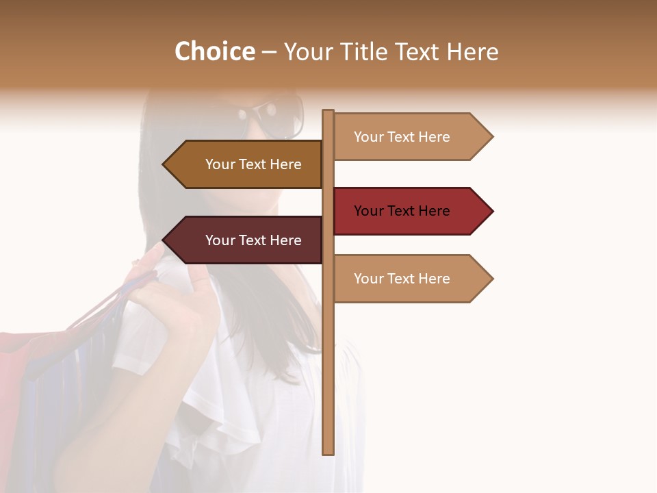 Girl Gift Sale PowerPoint Template