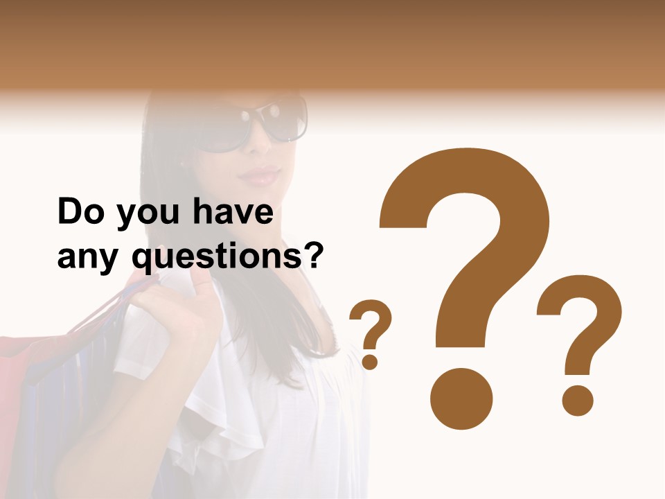 Girl Gift Sale PowerPoint Template