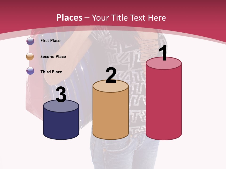 Gift Mall Bag PowerPoint Template