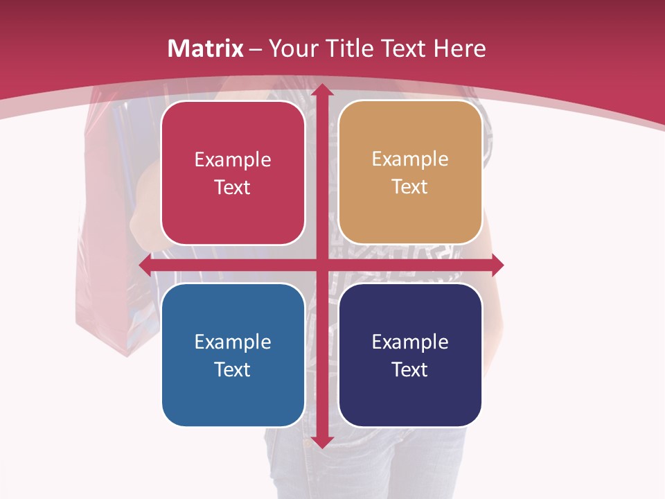 Gift Mall Bag PowerPoint Template