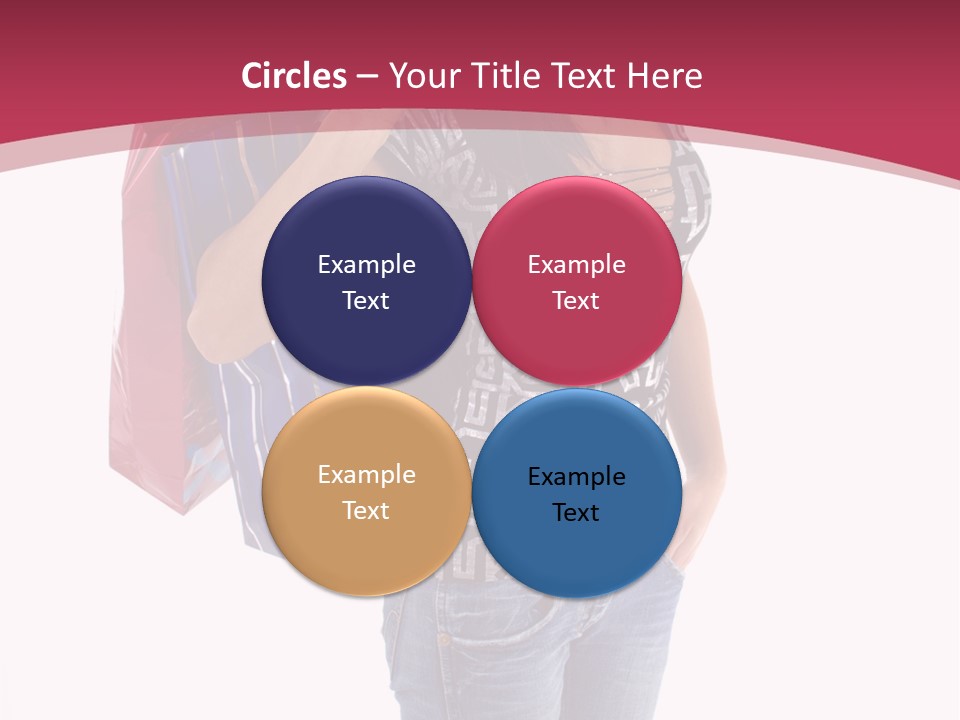 Gift Mall Bag PowerPoint Template