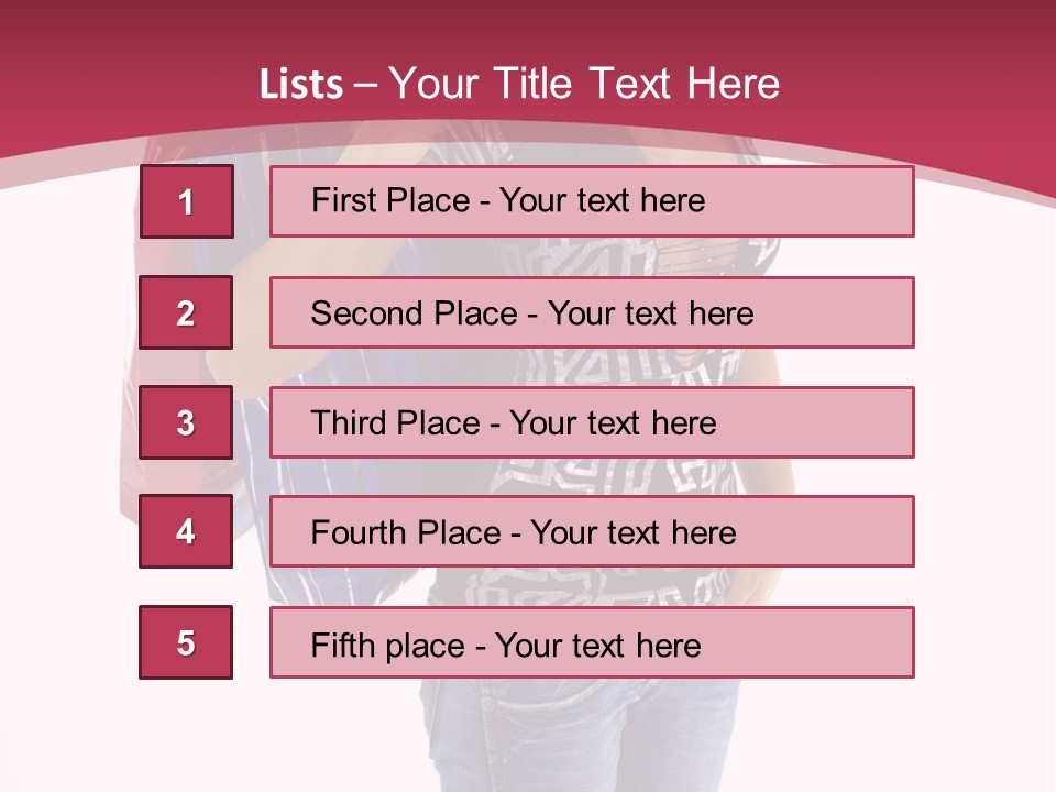 Gift Mall Bag PowerPoint Template