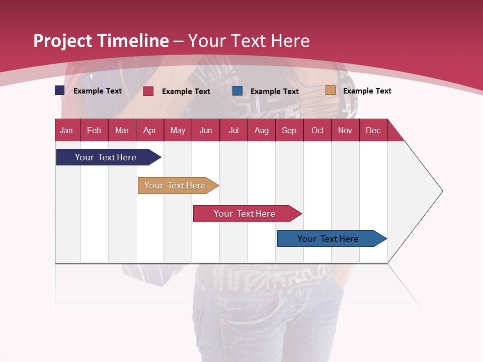 Gift Mall Bag PowerPoint Template