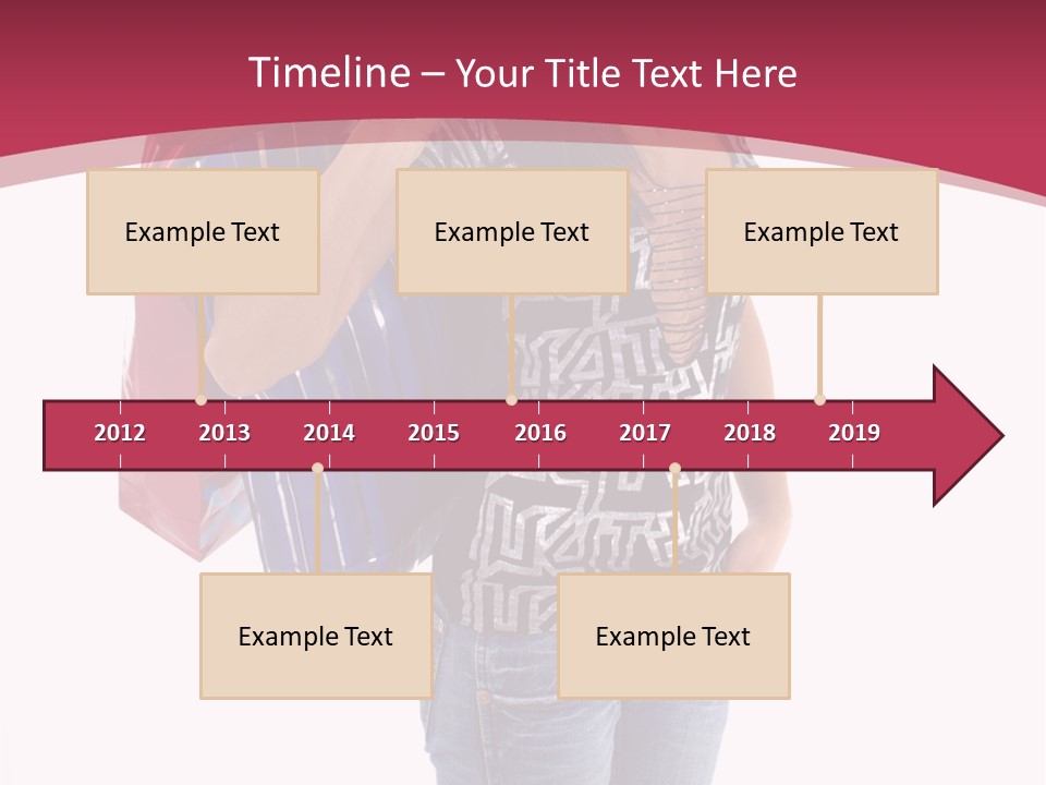 Gift Mall Bag PowerPoint Template