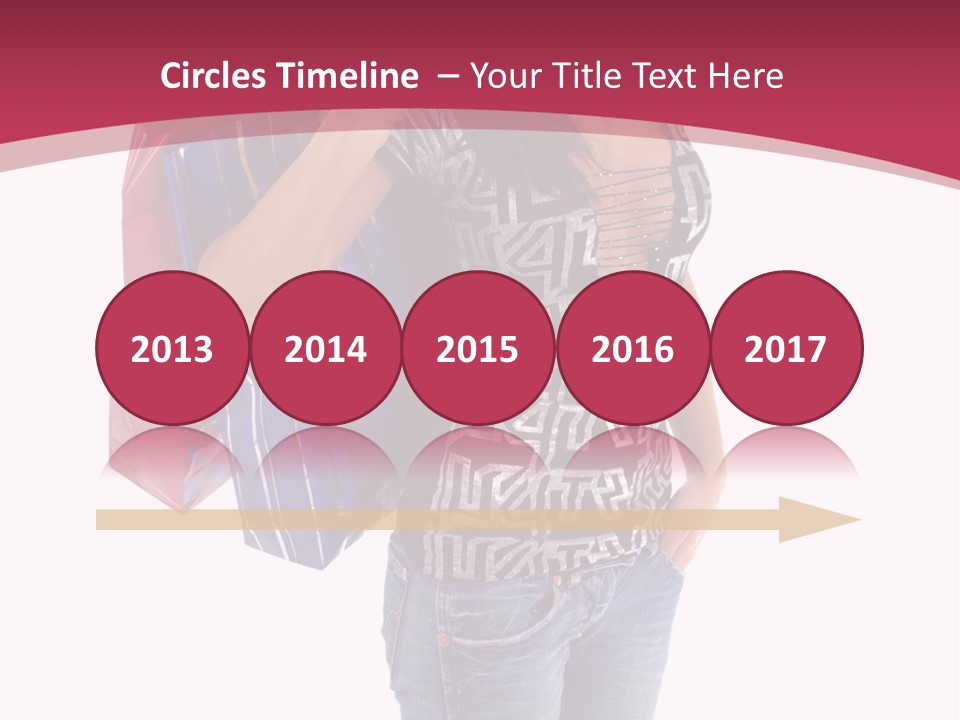 Gift Mall Bag PowerPoint Template