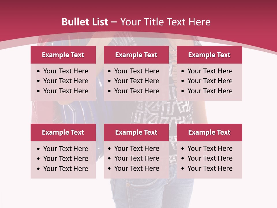 Gift Mall Bag PowerPoint Template