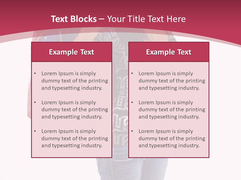 Gift Mall Bag PowerPoint Template