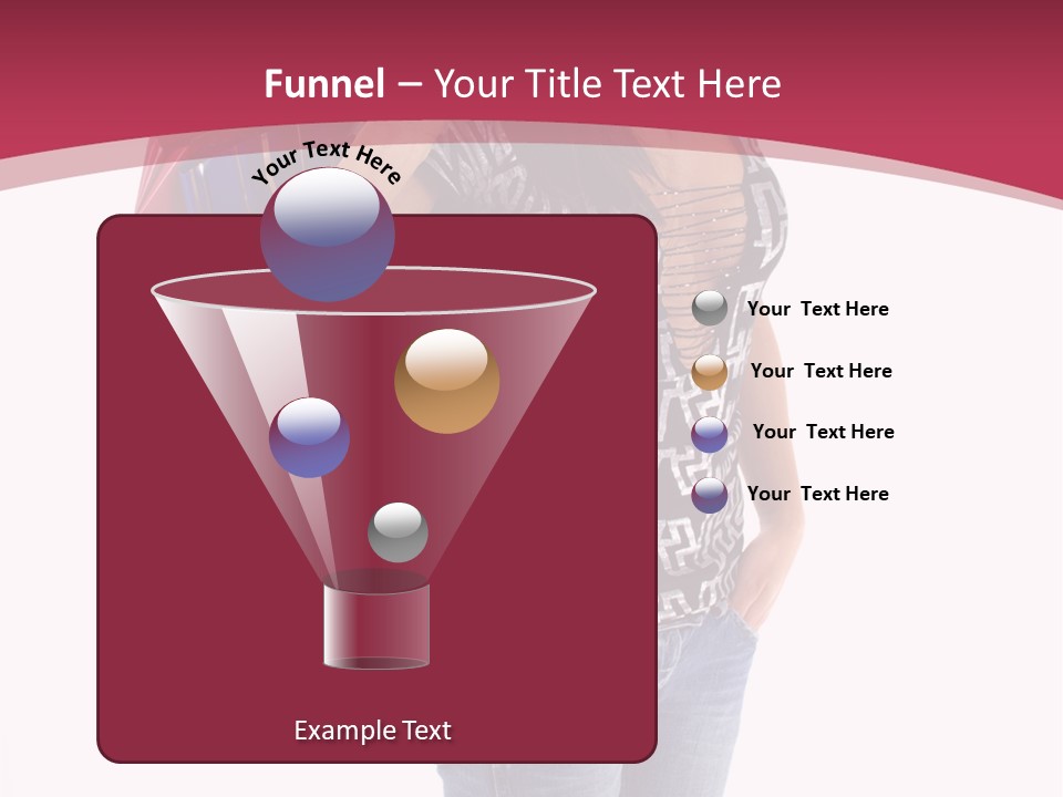 Gift Mall Bag PowerPoint Template