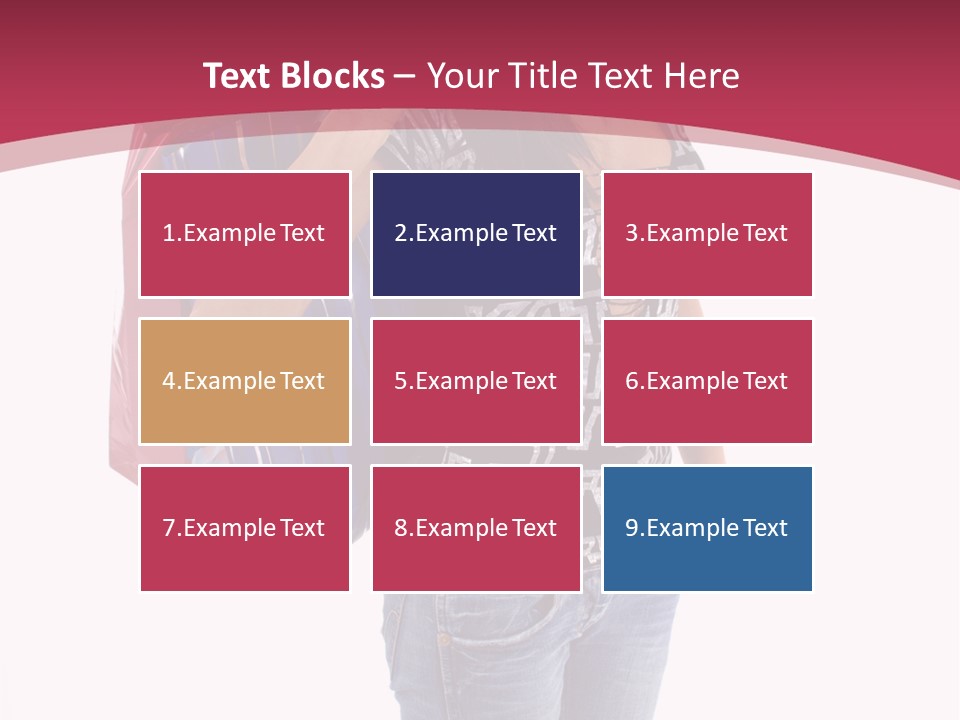 Gift Mall Bag PowerPoint Template