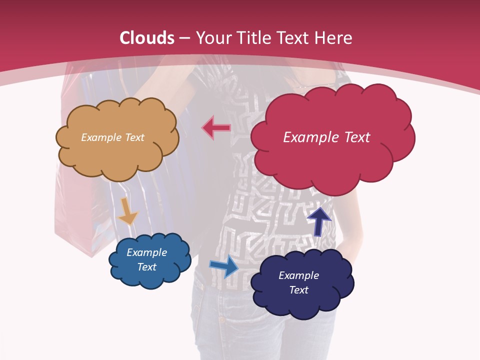 Gift Mall Bag PowerPoint Template