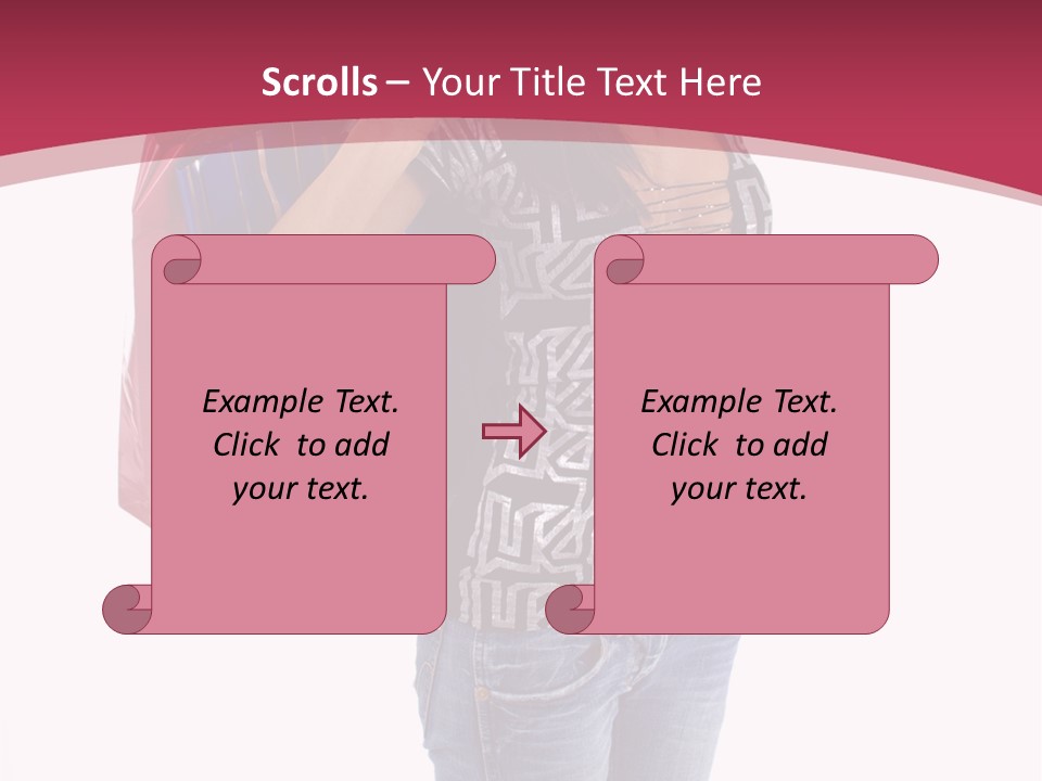 Gift Mall Bag PowerPoint Template