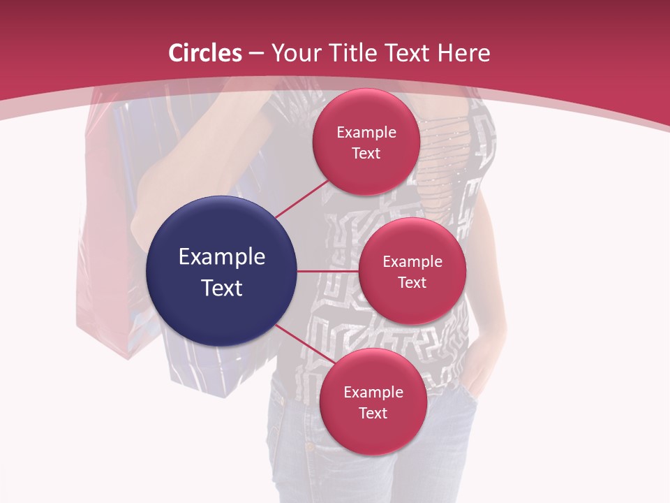 Gift Mall Bag PowerPoint Template