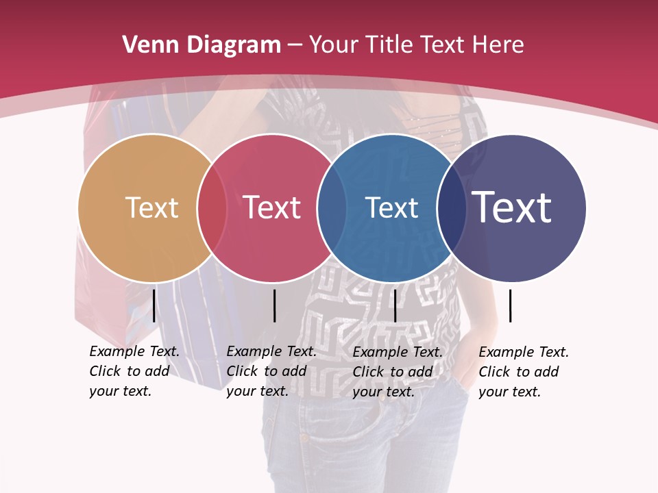 Gift Mall Bag PowerPoint Template