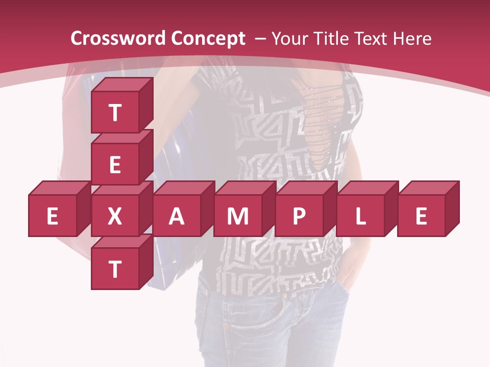 Gift Mall Bag PowerPoint Template