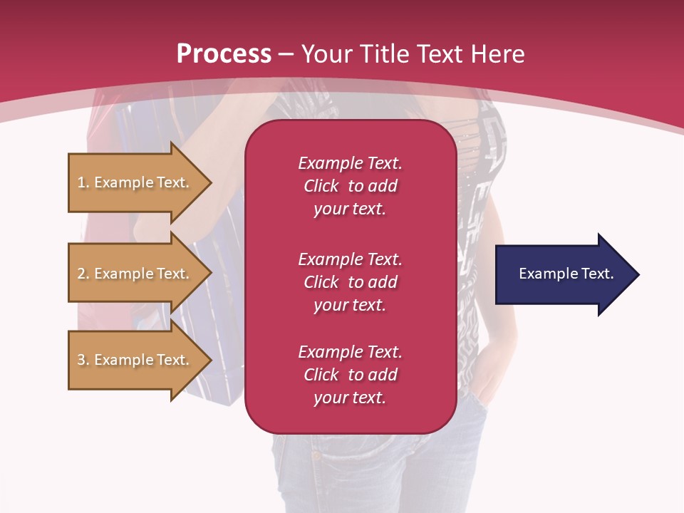 Gift Mall Bag PowerPoint Template
