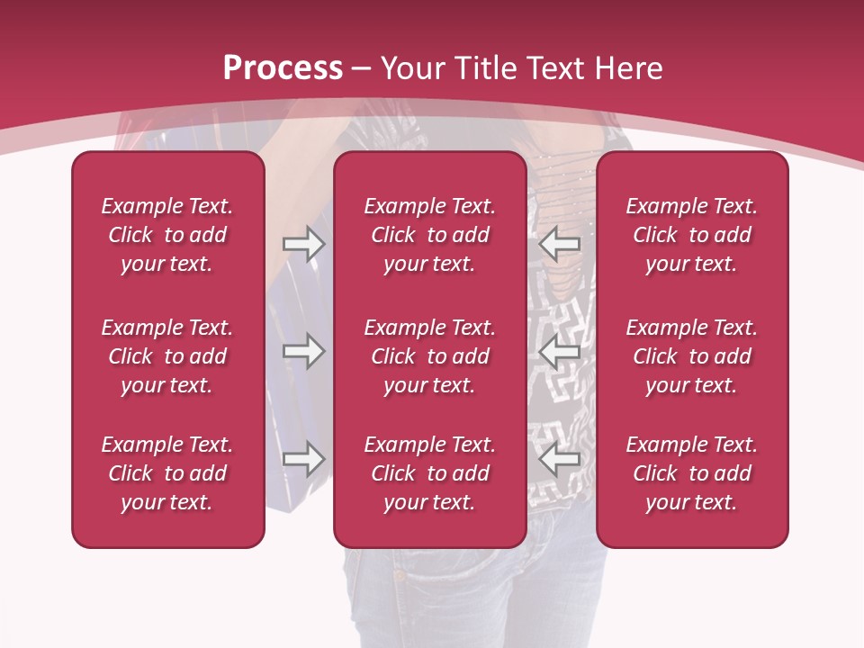 Gift Mall Bag PowerPoint Template