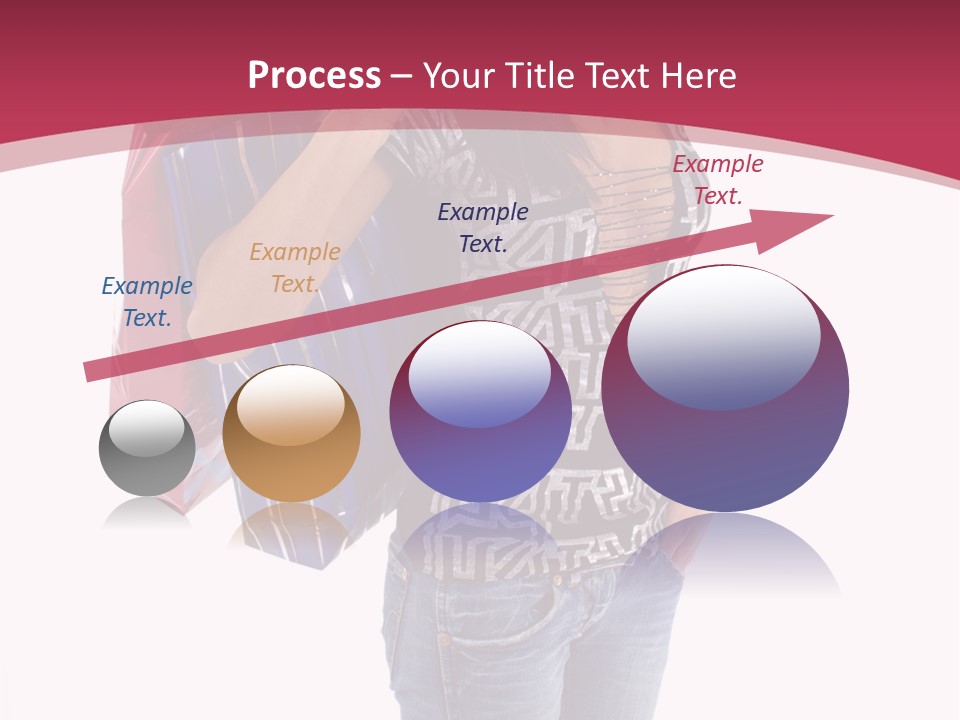 Gift Mall Bag PowerPoint Template