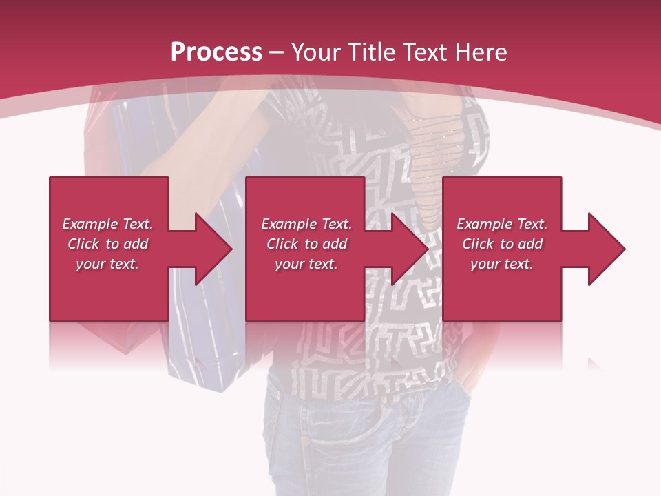 Gift Mall Bag PowerPoint Template