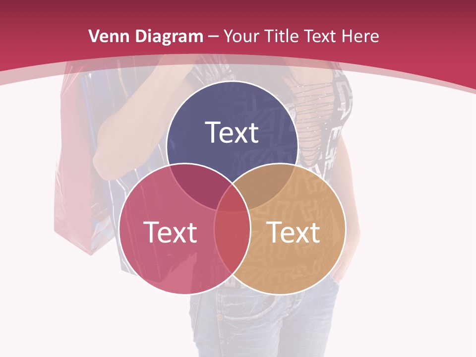 Gift Mall Bag PowerPoint Template