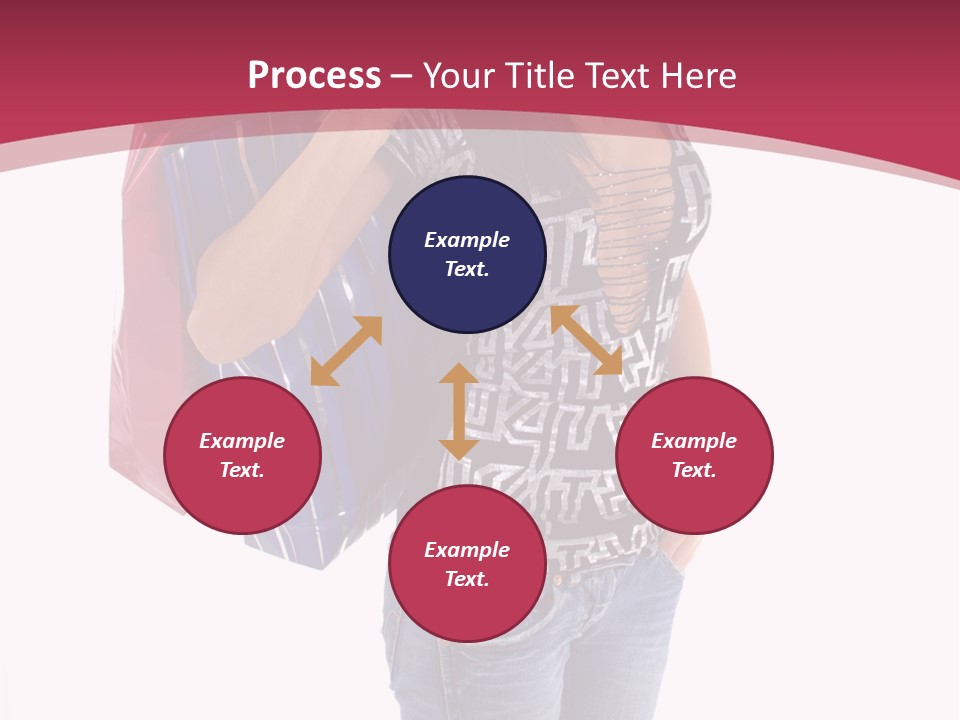 Gift Mall Bag PowerPoint Template