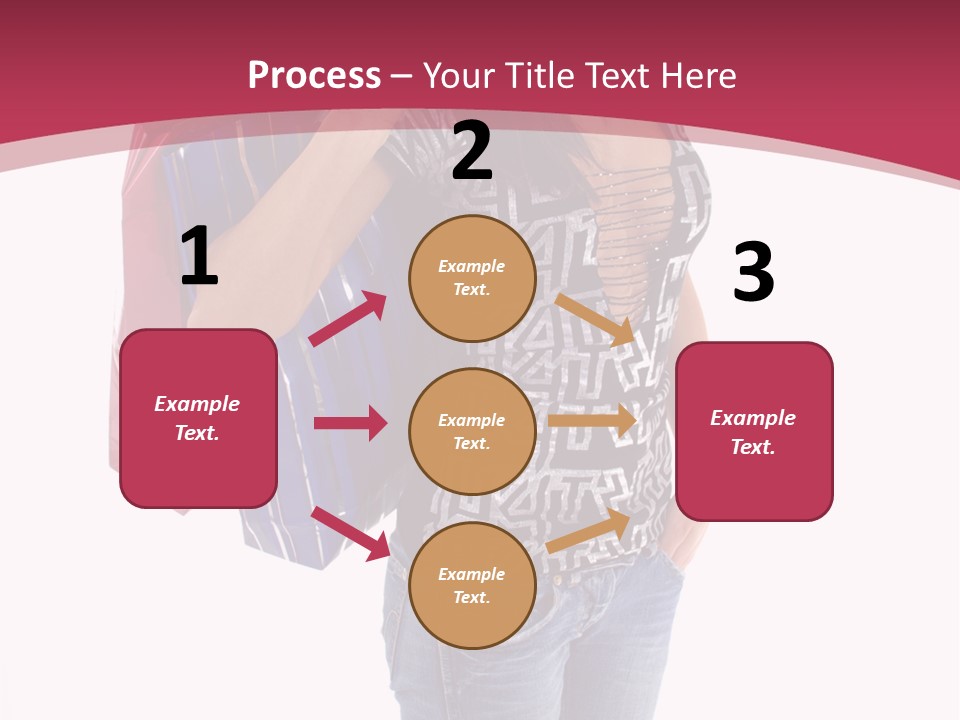 Gift Mall Bag PowerPoint Template