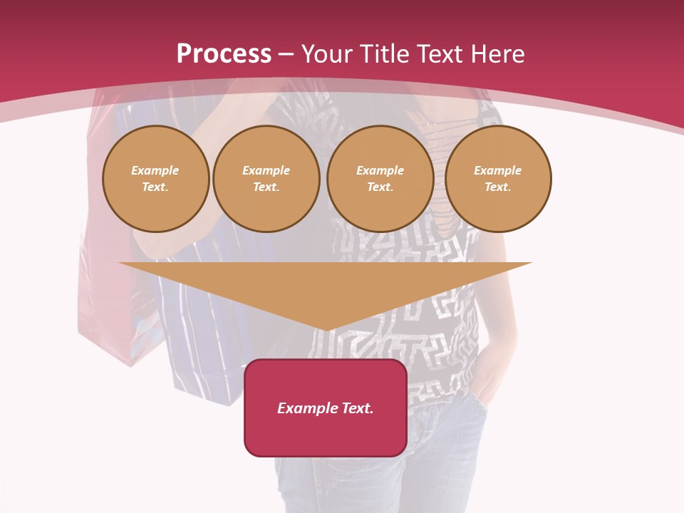 Gift Mall Bag PowerPoint Template