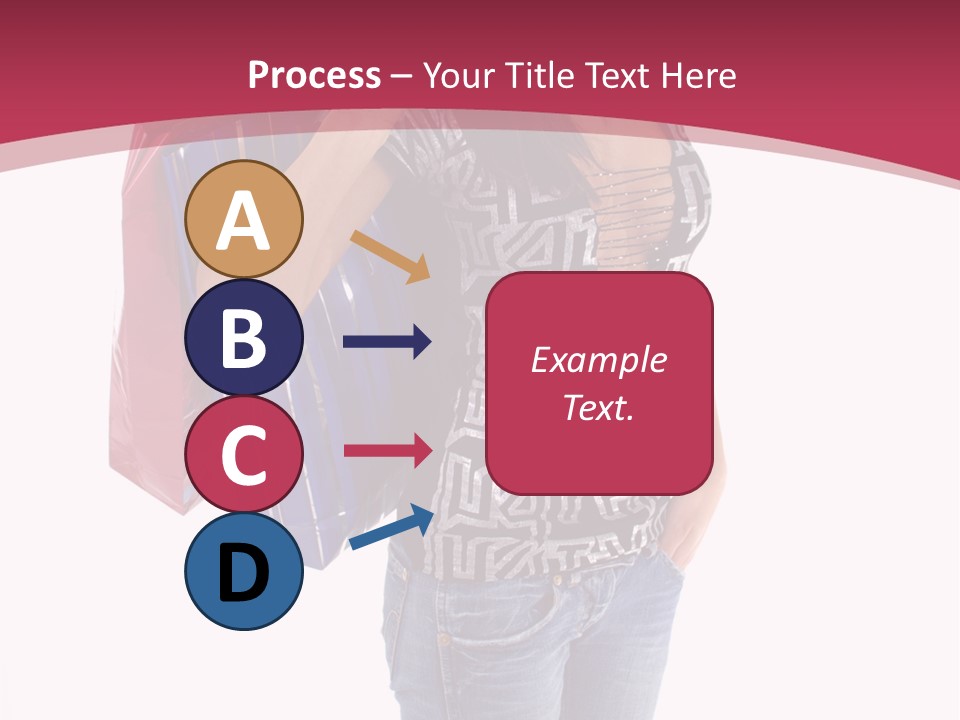 Gift Mall Bag PowerPoint Template