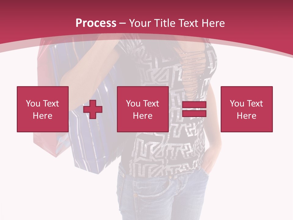 Gift Mall Bag PowerPoint Template