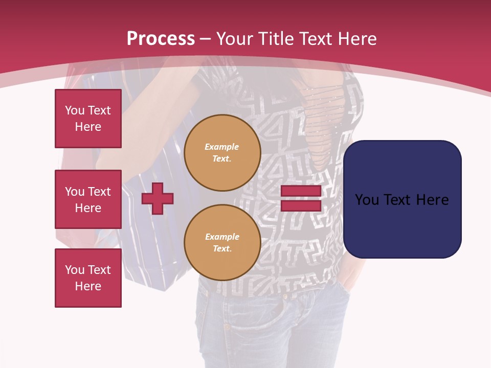 Gift Mall Bag PowerPoint Template