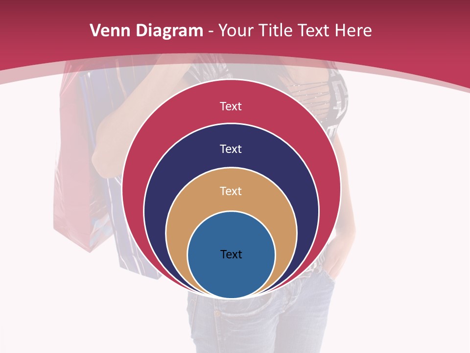 Gift Mall Bag PowerPoint Template