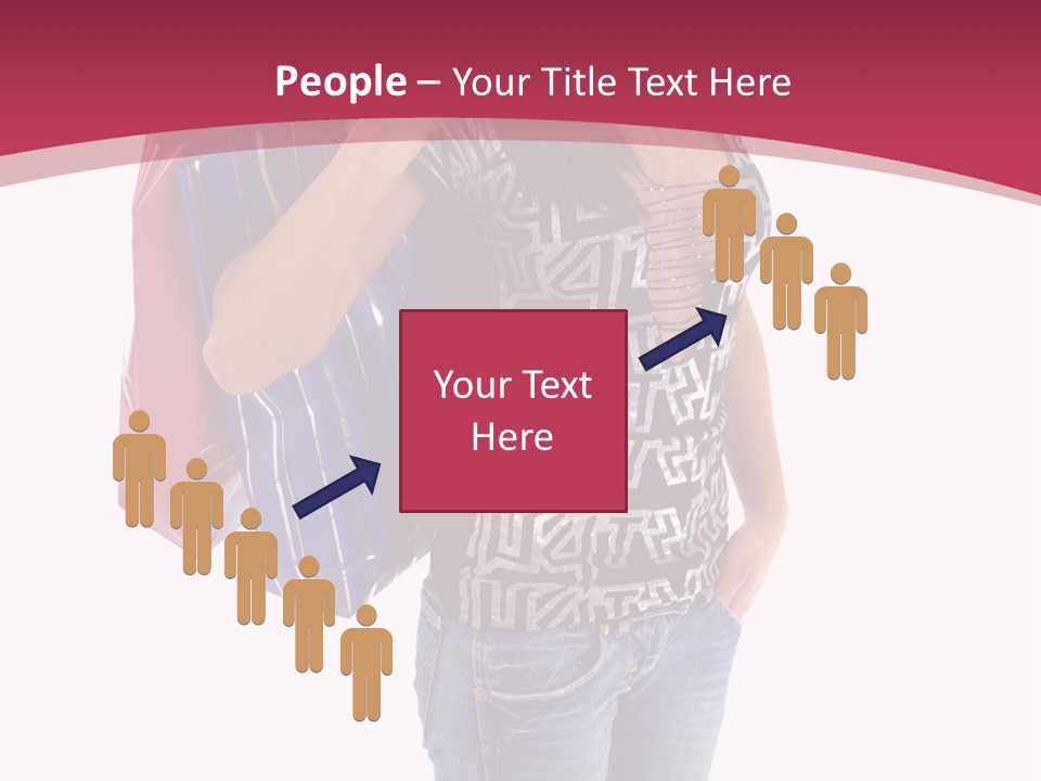 Gift Mall Bag PowerPoint Template