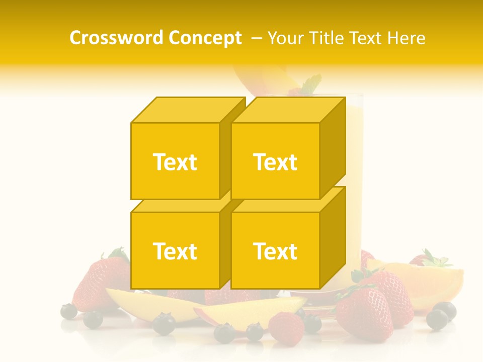 Summer Smoothie Refresh PowerPoint Template