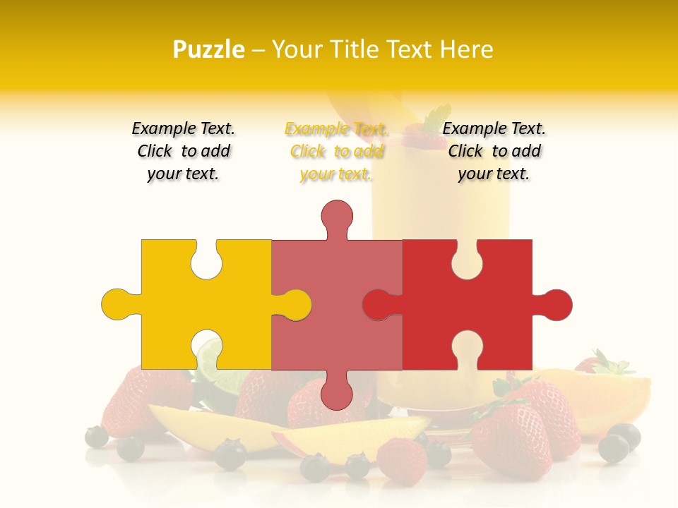 Summer Smoothie Refresh PowerPoint Template