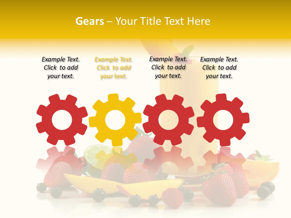 Summer Smoothie Refresh PowerPoint Template