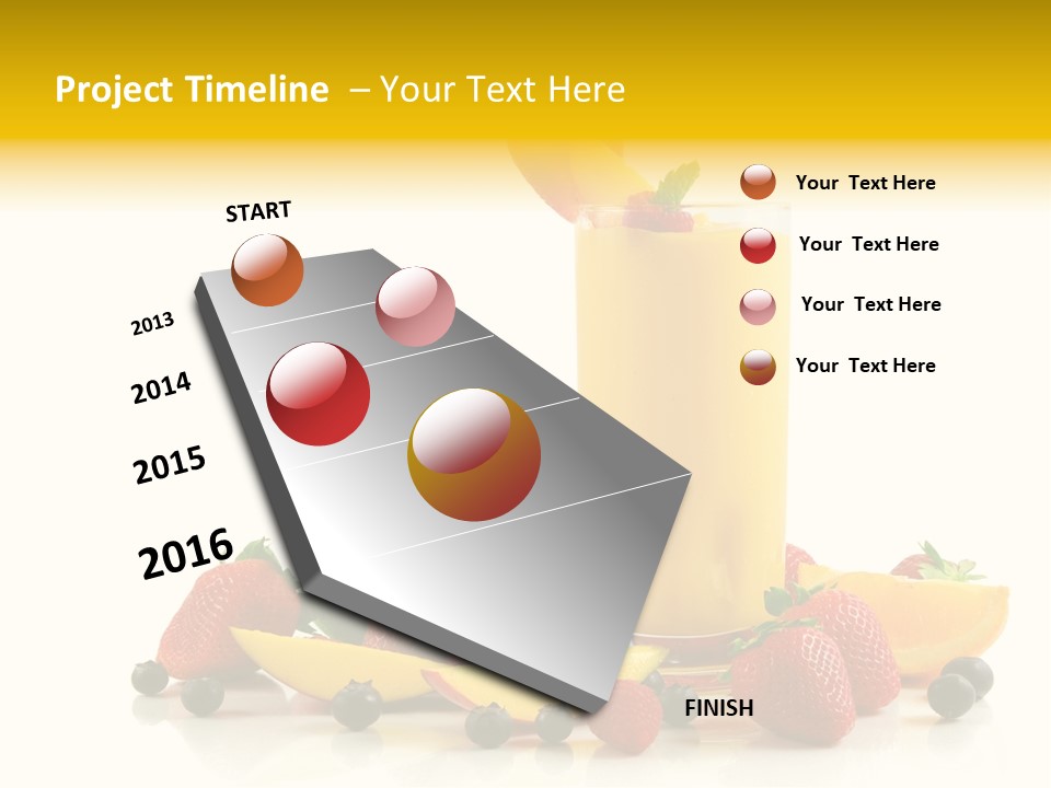 Summer Smoothie Refresh PowerPoint Template