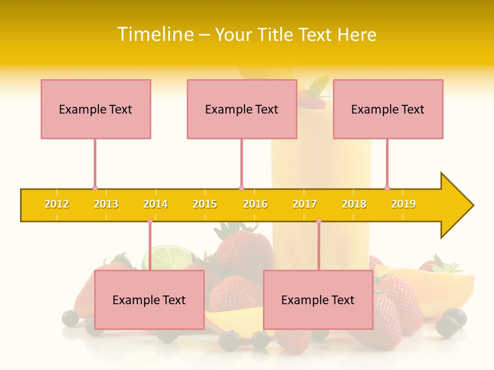 Summer Smoothie Refresh PowerPoint Template